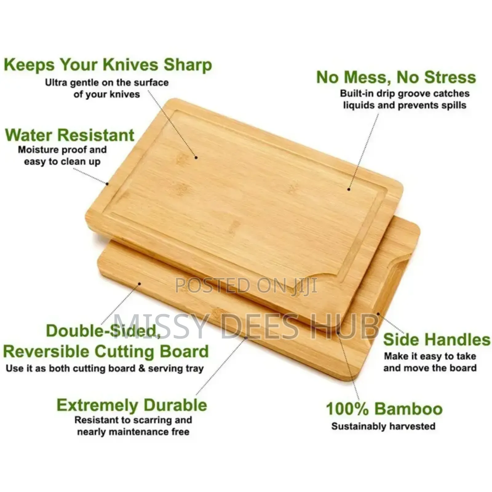 3pcs High Quality Bamboo Cutting Boards