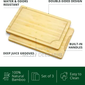 3pcs High Quality Bamboo Cutting Boards