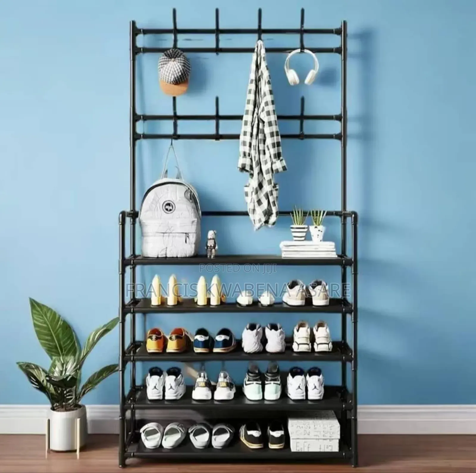 Shoe Rack + Hanger Space 80cm