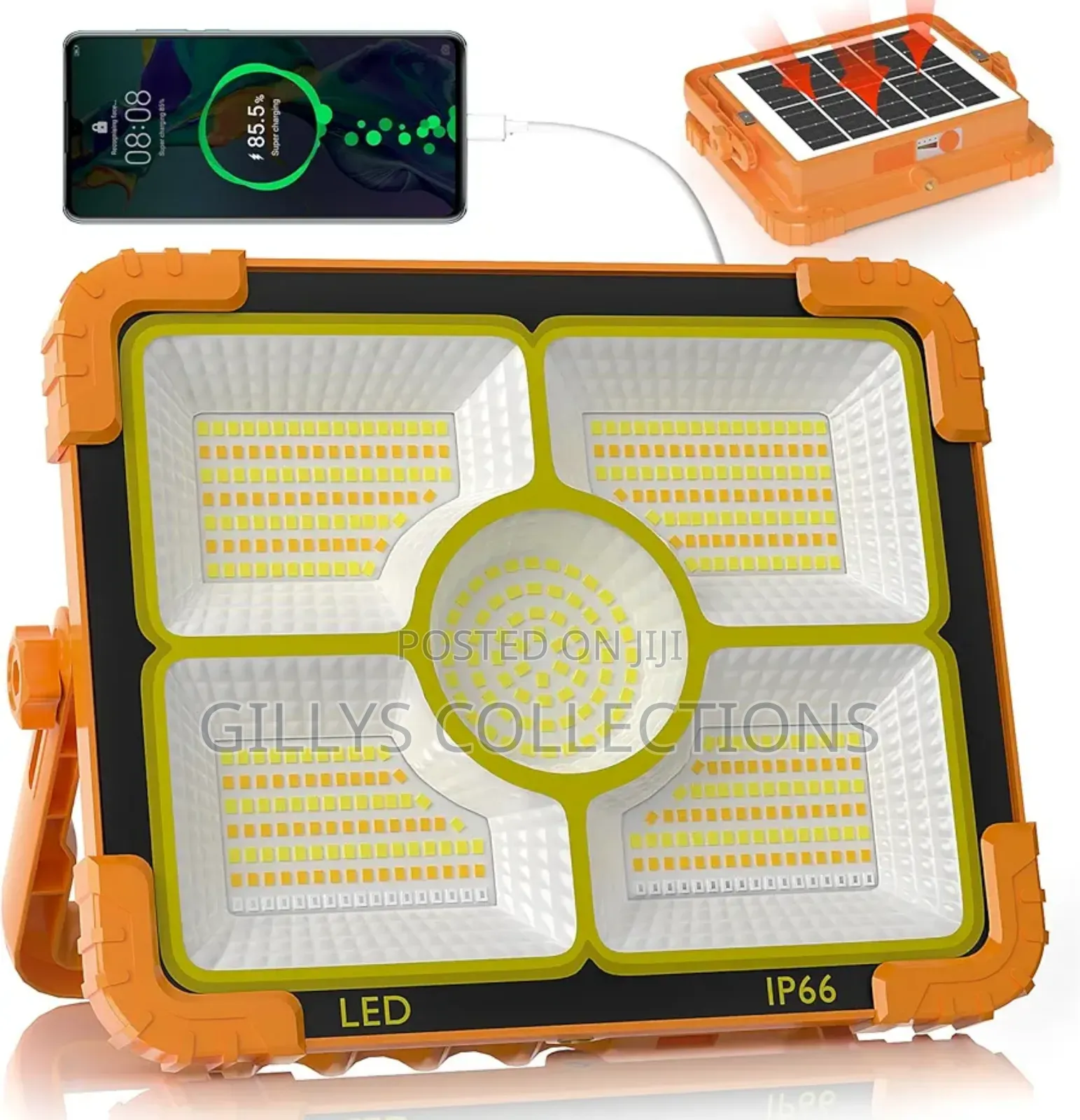 Solar Led Lights Risemart Rechargeable Work Light,