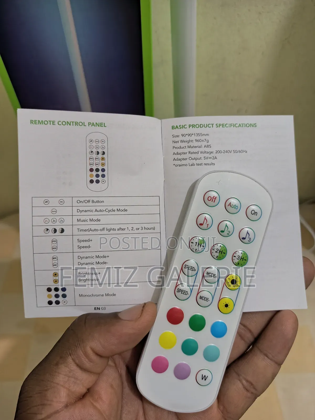 Oraimo Cornerglow Ambient Floor Lamp