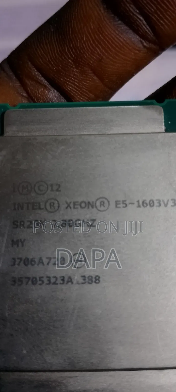 Intel Xeon E5-1603v3 Sr20k at 2.80ghz