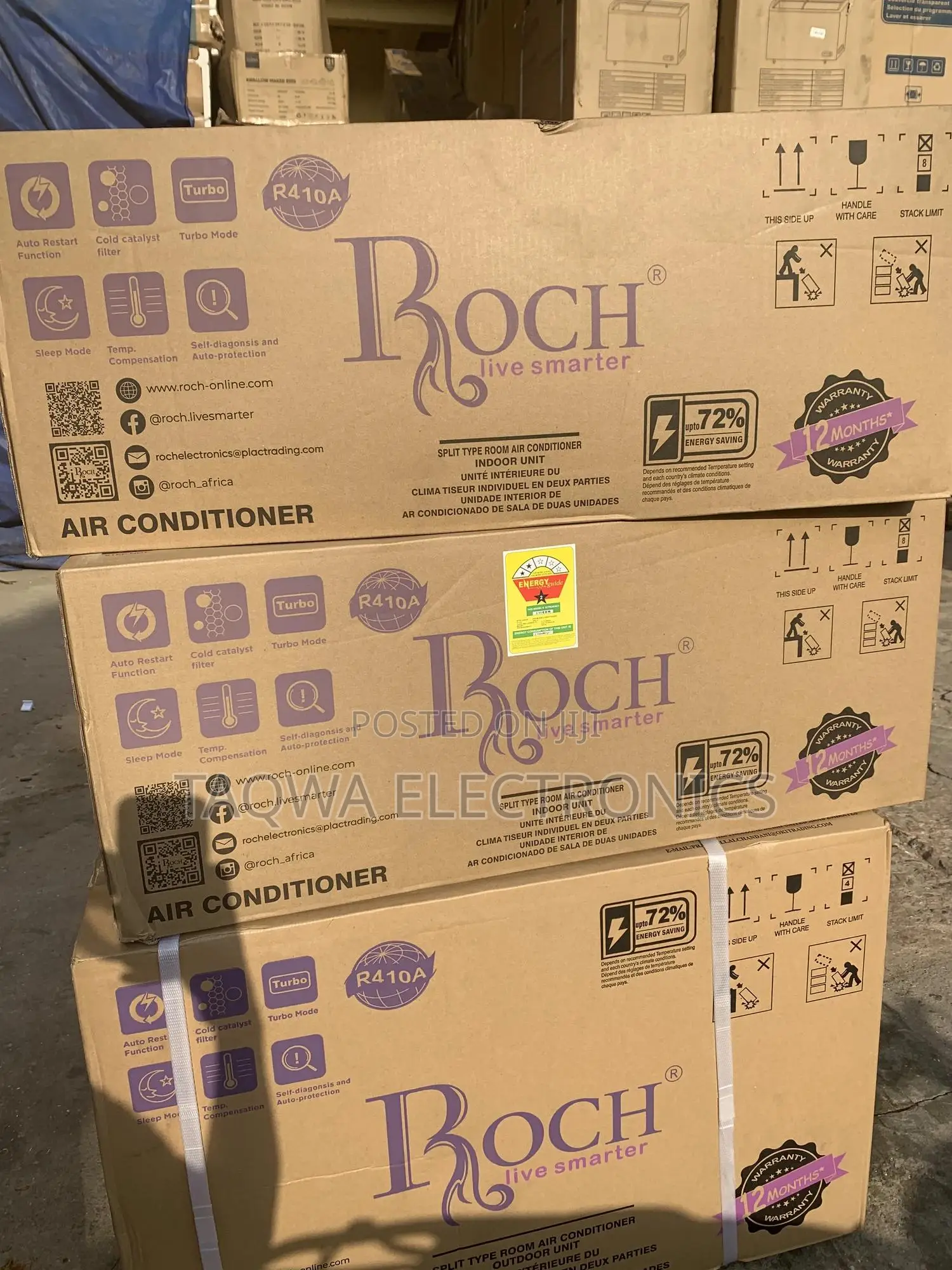 Purified Roch 1.5hp Air Conditioner