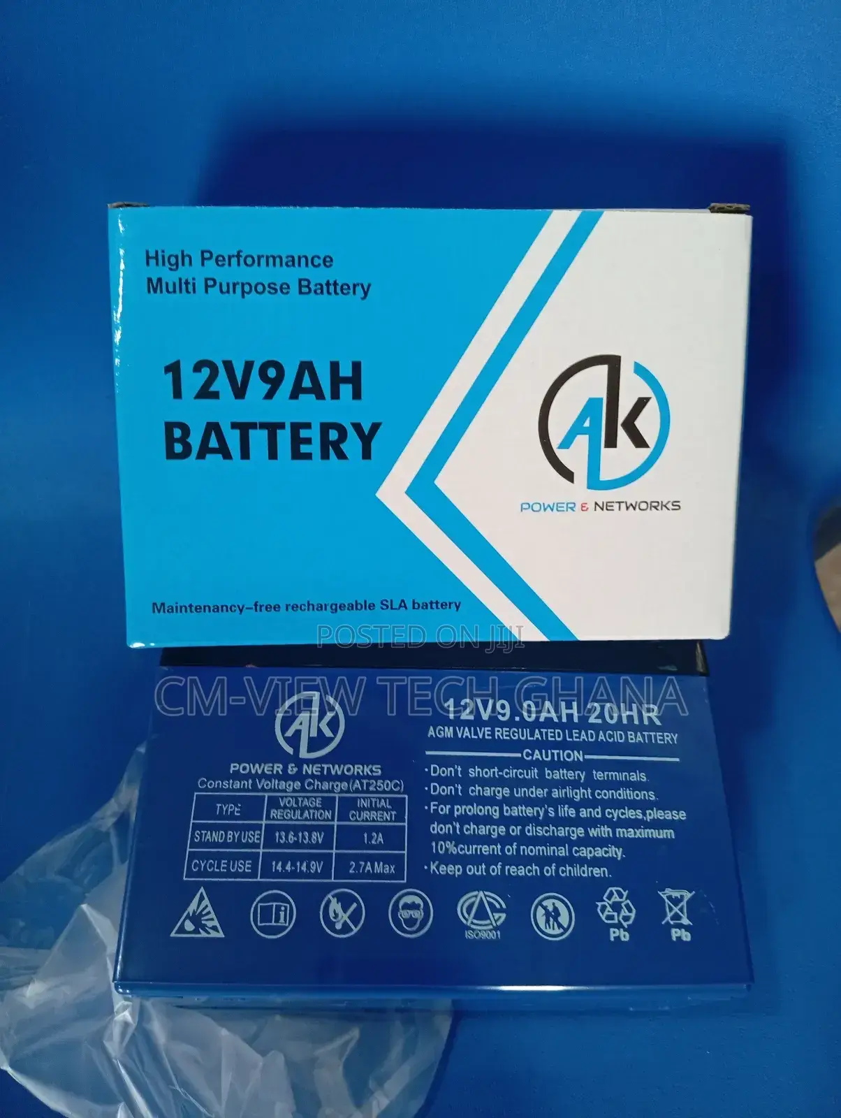 12v 9ah Ups Battery Ak Brand