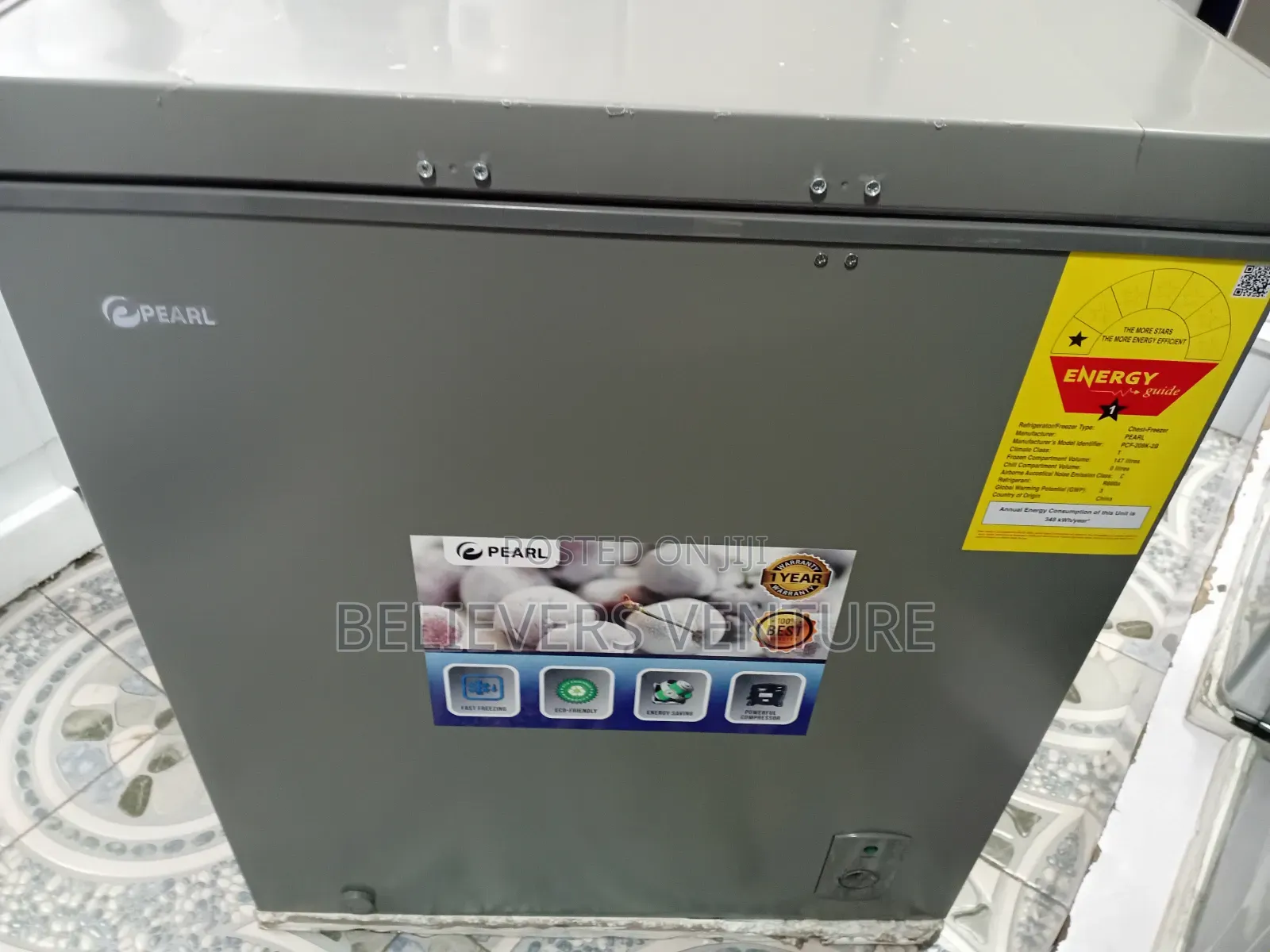 Fast Freezing Pearl Chest Freezer 147l Pearl Chest Freezer