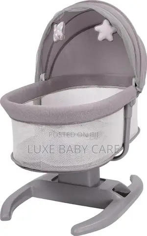 Multi-Motion Baby Cradle, Birth to 36m, Grey