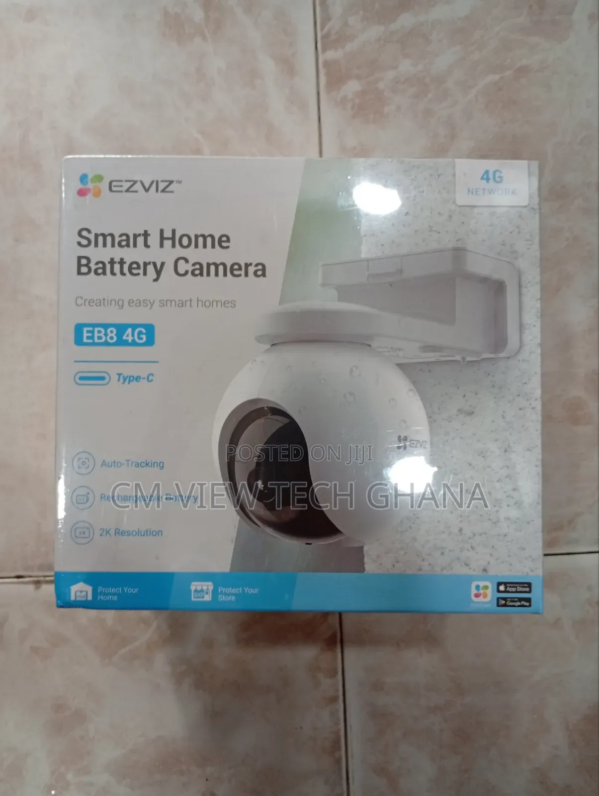 Ezviz Eb8-4g Smart Home Battery Powered Camera (Reachable)