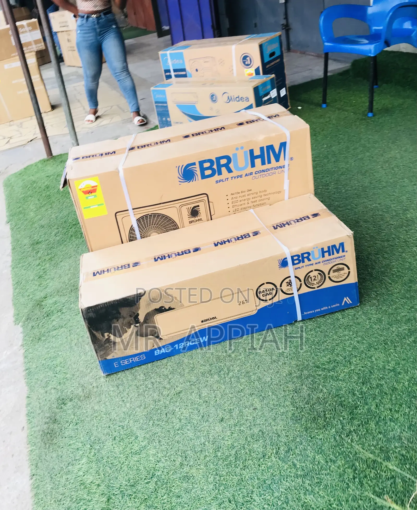 Premium Unique Bruhm 2.0hp R410 Gas Air Conditioner 