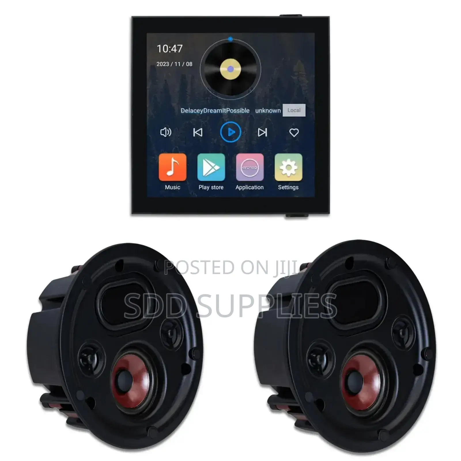 2set of SDD Luxury Ceiling Speaker Woofer 120w Amplfier