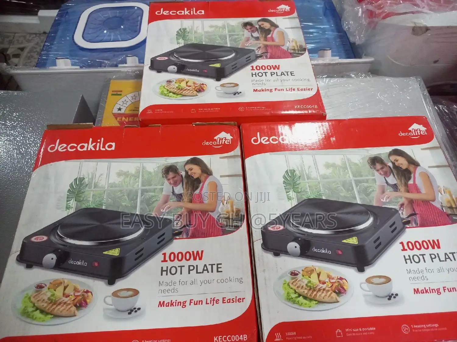 Brilliant 1000w Decakila Hot Plate Cooking Energy System