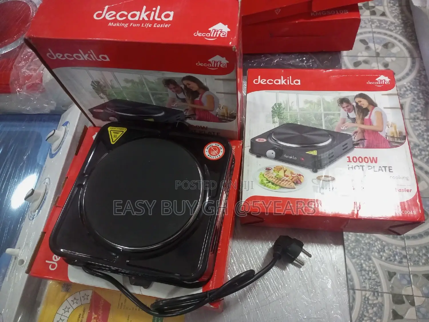 Suitable Decakila Cooking 1000w Hot Plate System