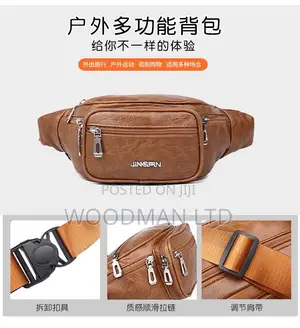 Genuine Leather Waist Bags/Chest Bags