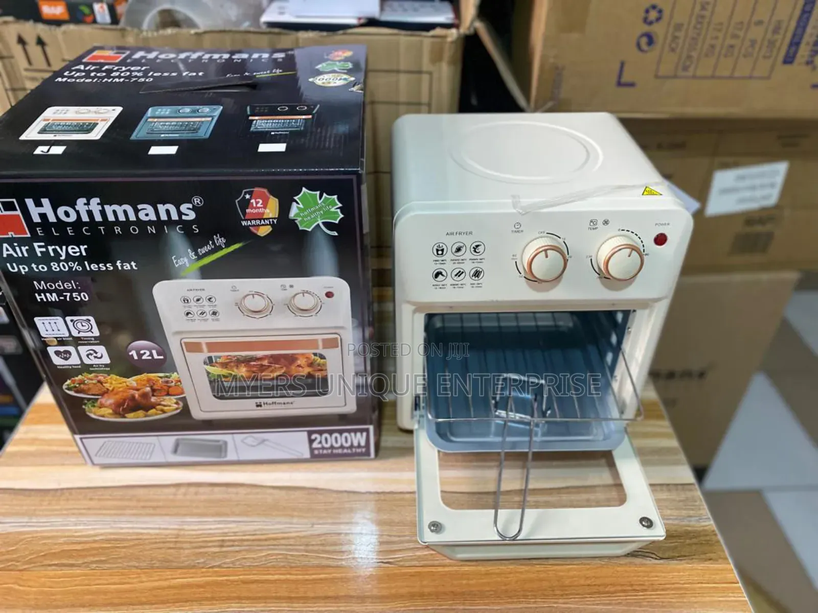 Authentic 12l Homans Airfryer 2000w.