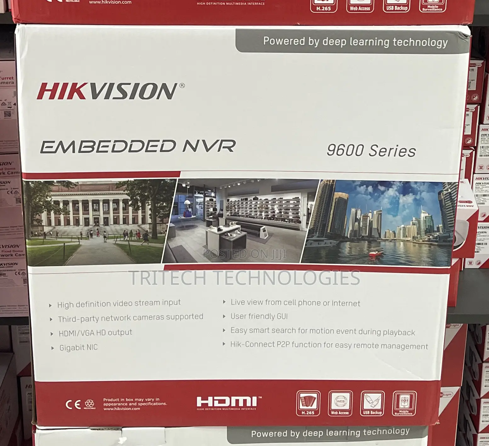 Hikvision 32ch NVR + 8hdd Slot Ds-9632ni-M8 32-Ch 2u NVR