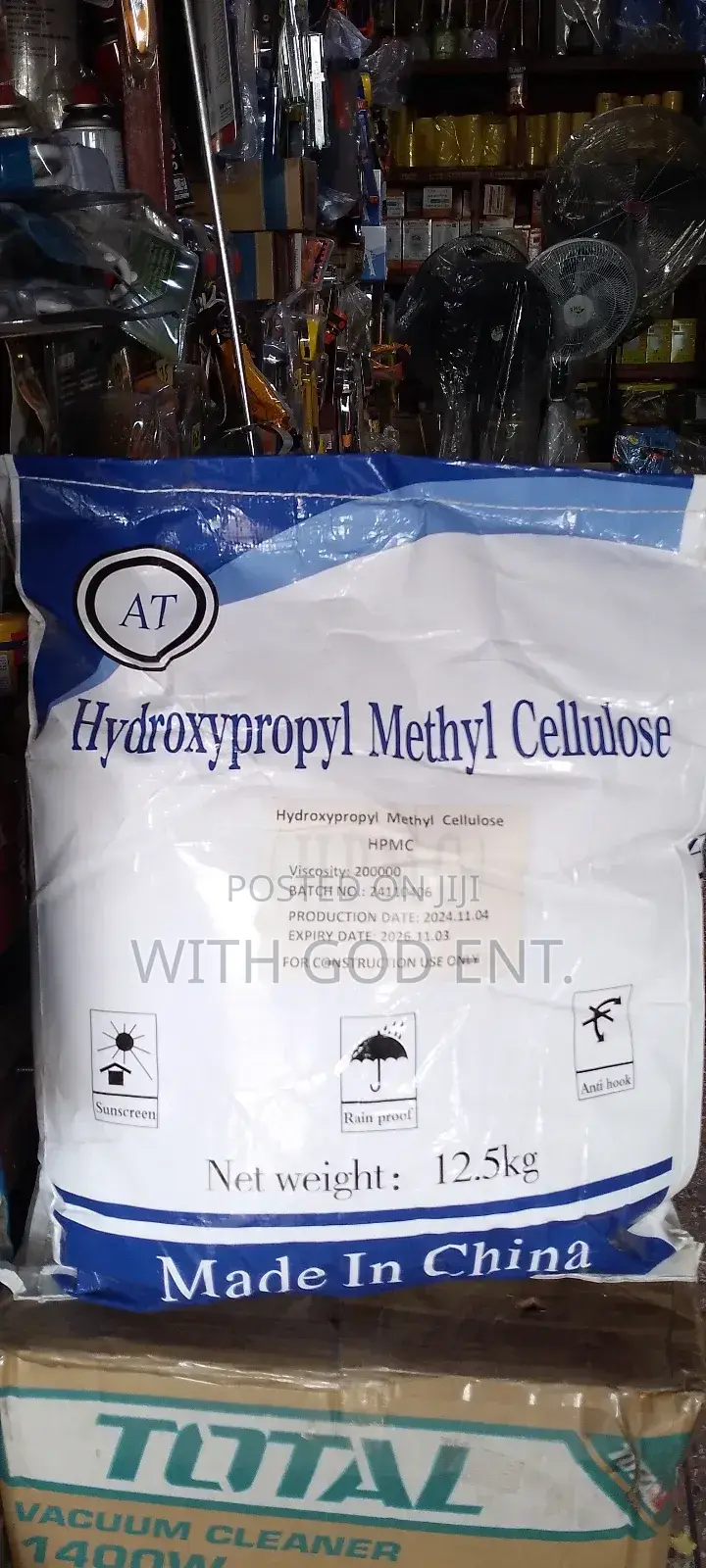 Hydroxypropyl Methyl Cellulose 12.5kg (Hpmc) – High Quantity