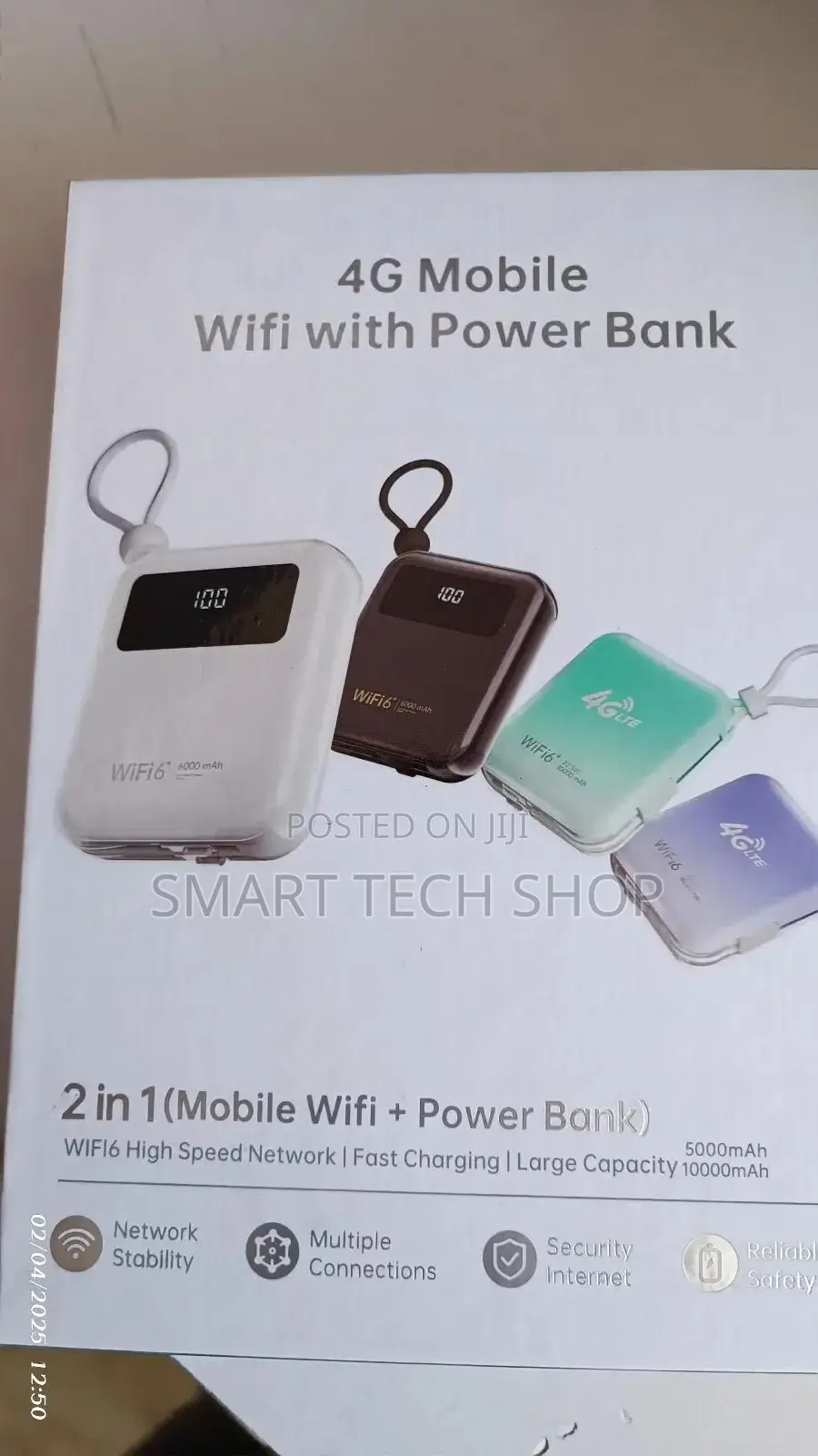 4g Mobile Wifi With Power Bank