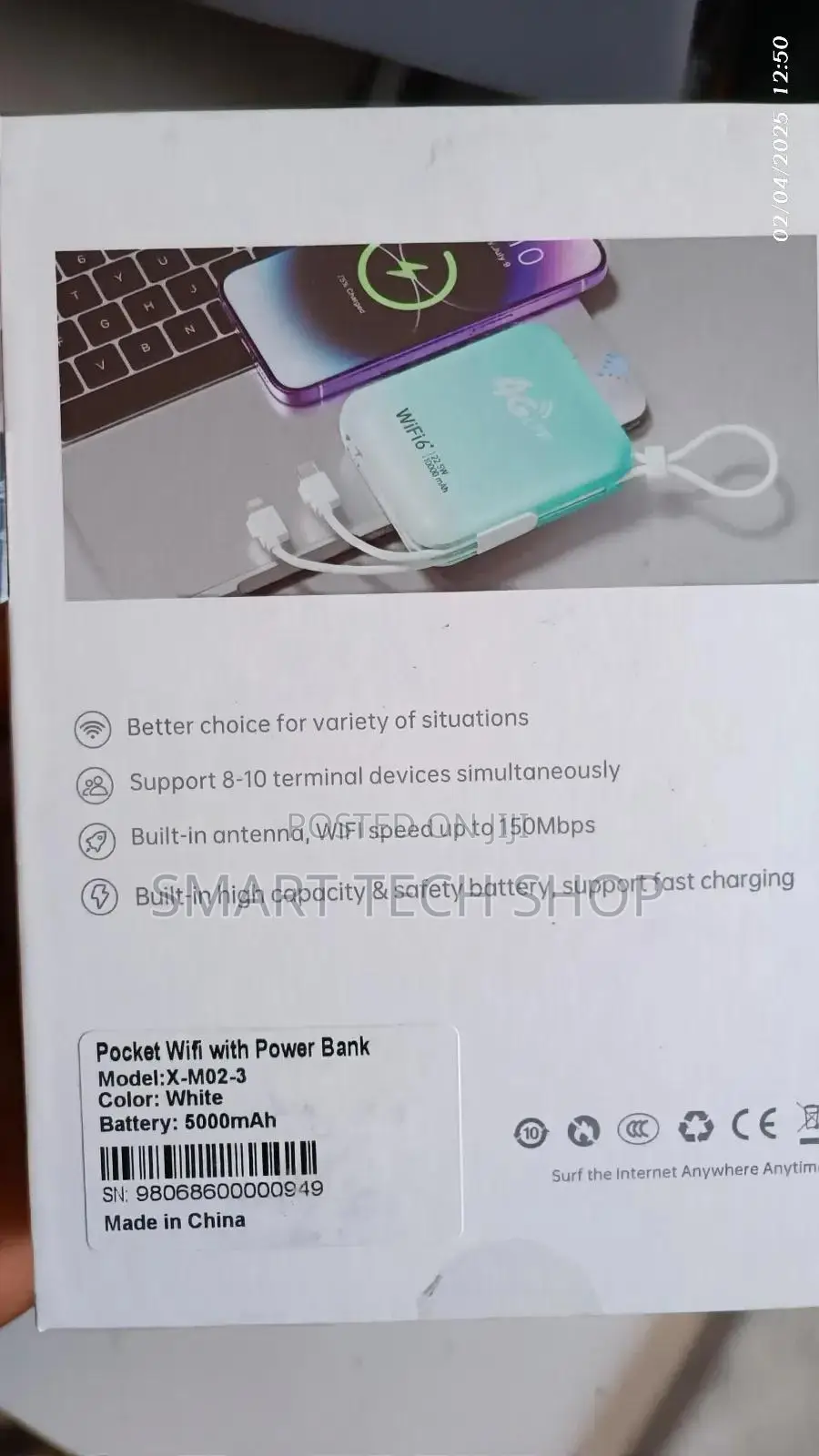 4g Mobile Wifi With Power Bank