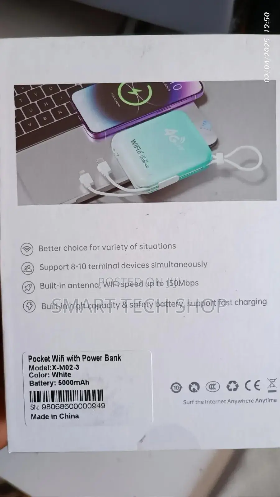 4g Mobile Wifi With Power Bank