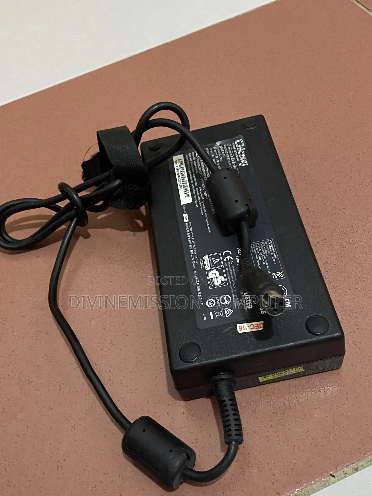 Original Oem Chicony 230w Ac Adapter for Clevo Gaming Laptop