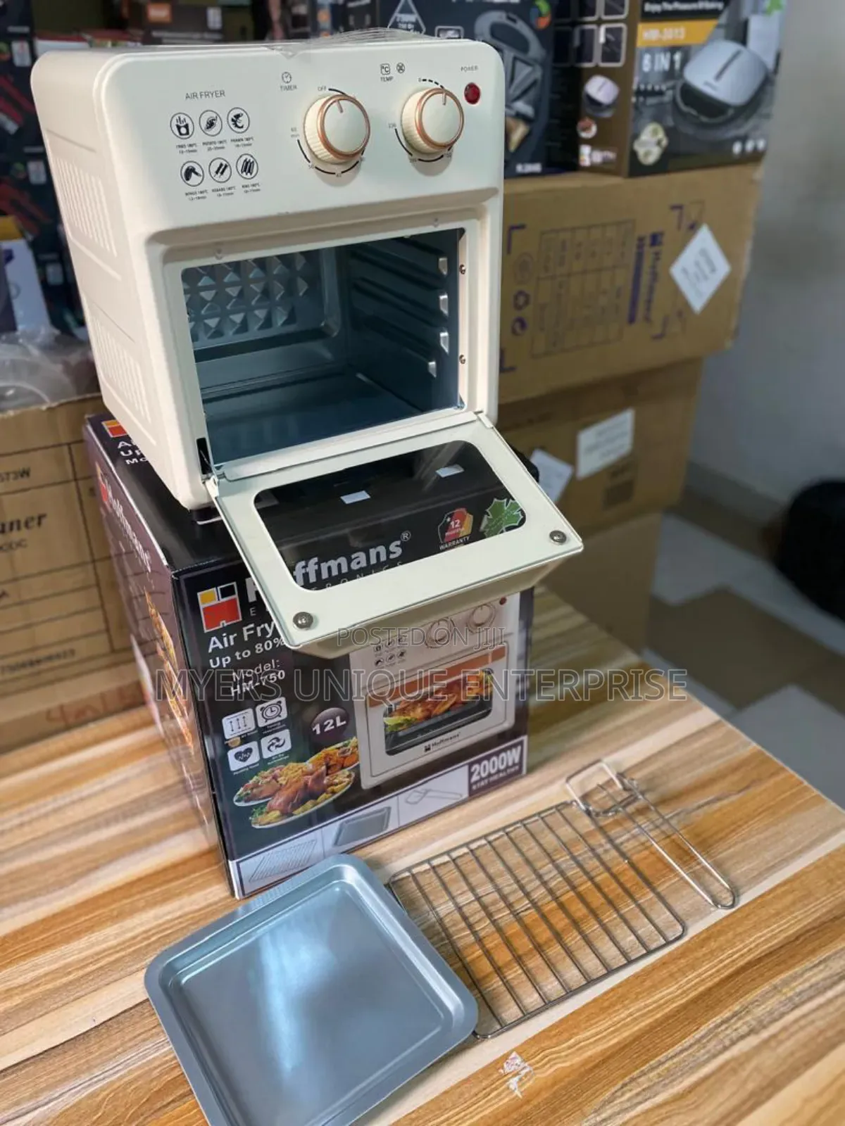 Highly Efficient 12l Hoffmans Airfryer 2000w