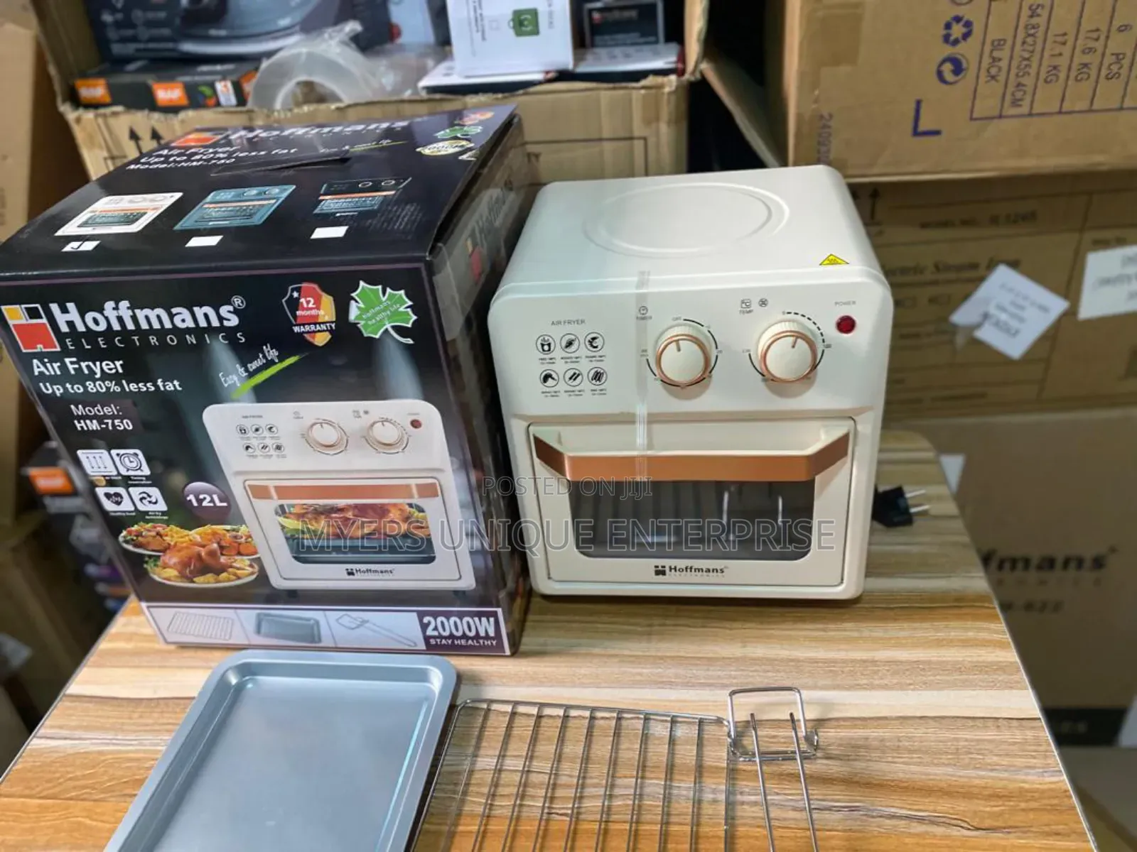 Oil Free 12l Hoffmans Airfryer 2000w