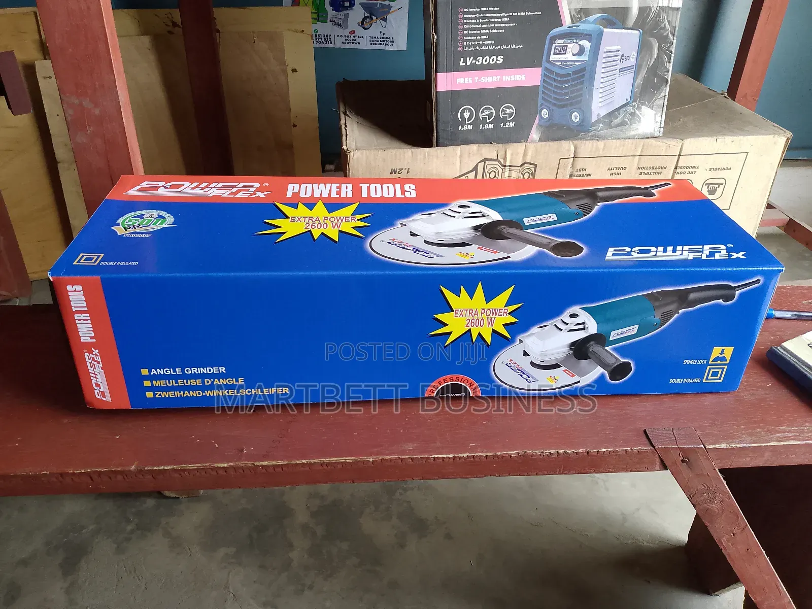 9" 2600w Powerflex Angle Grinder Machine Quality