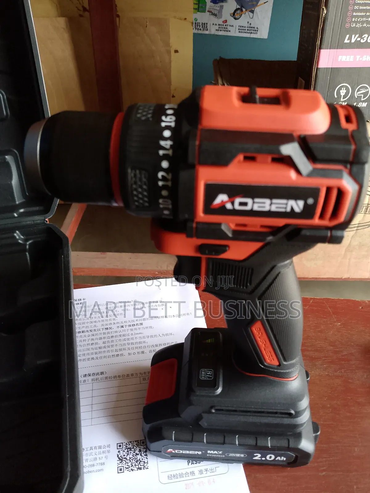 20v Impact Cordless Drill With Two Batteries
