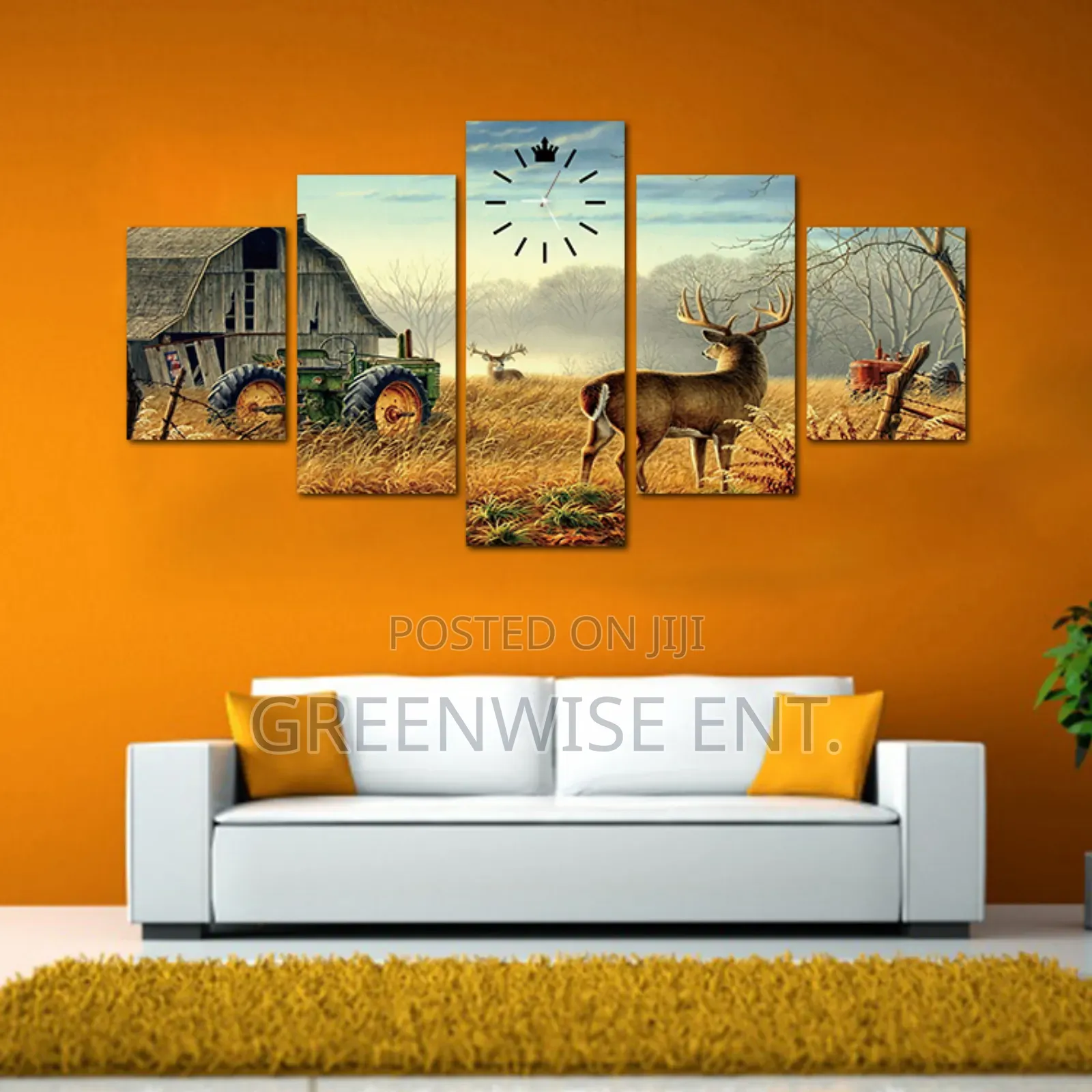Rustic Wilderness 5 Panel Wall Art