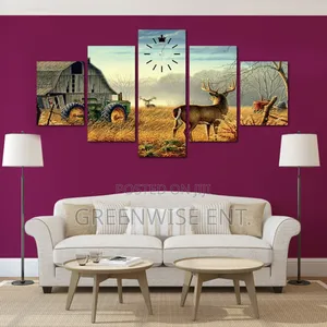 Rustic Wilderness 5 Panel Wall Art