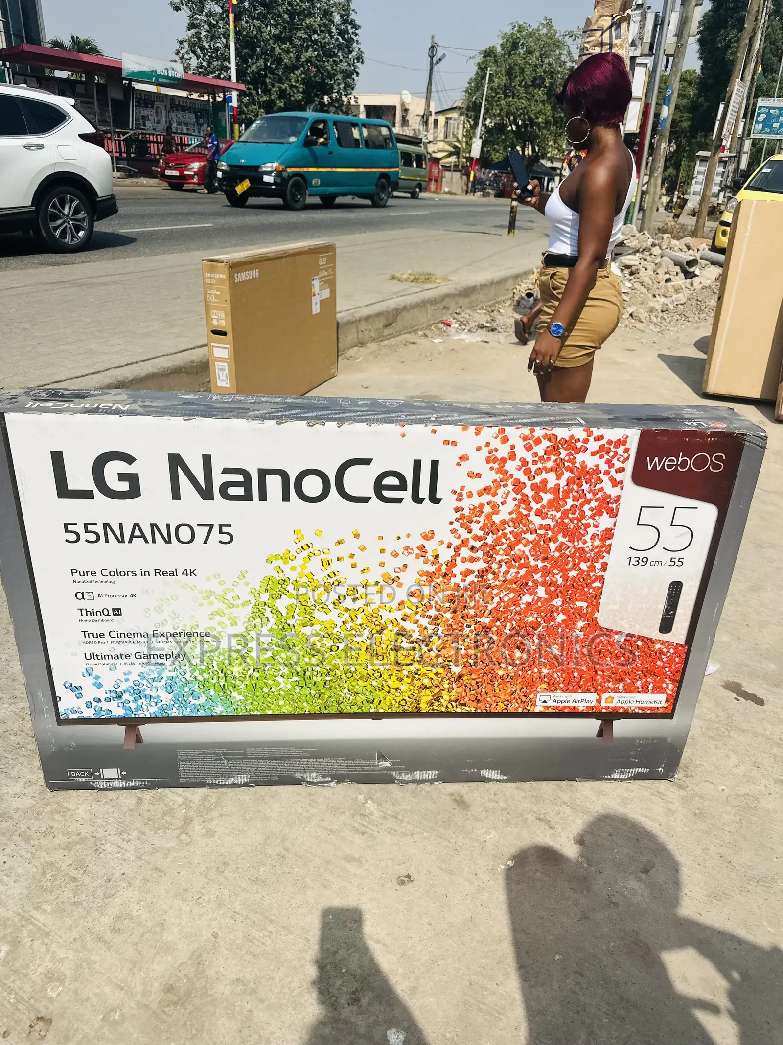 Newly Sealed in Box Uhd Smart 55”Nano75