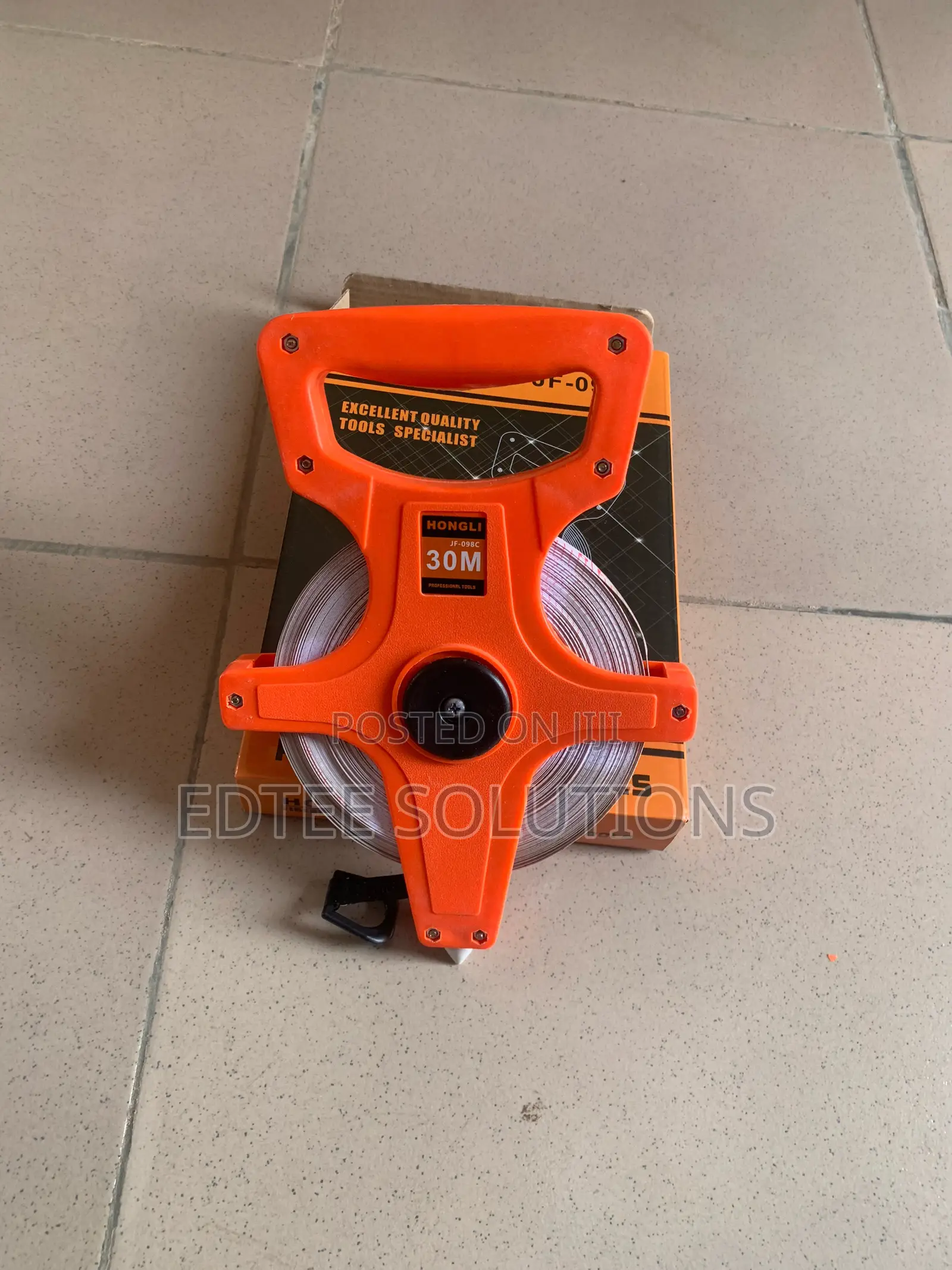 30m (100ft) High Quality Fiberglass Tape (Surveyor’S Tape)