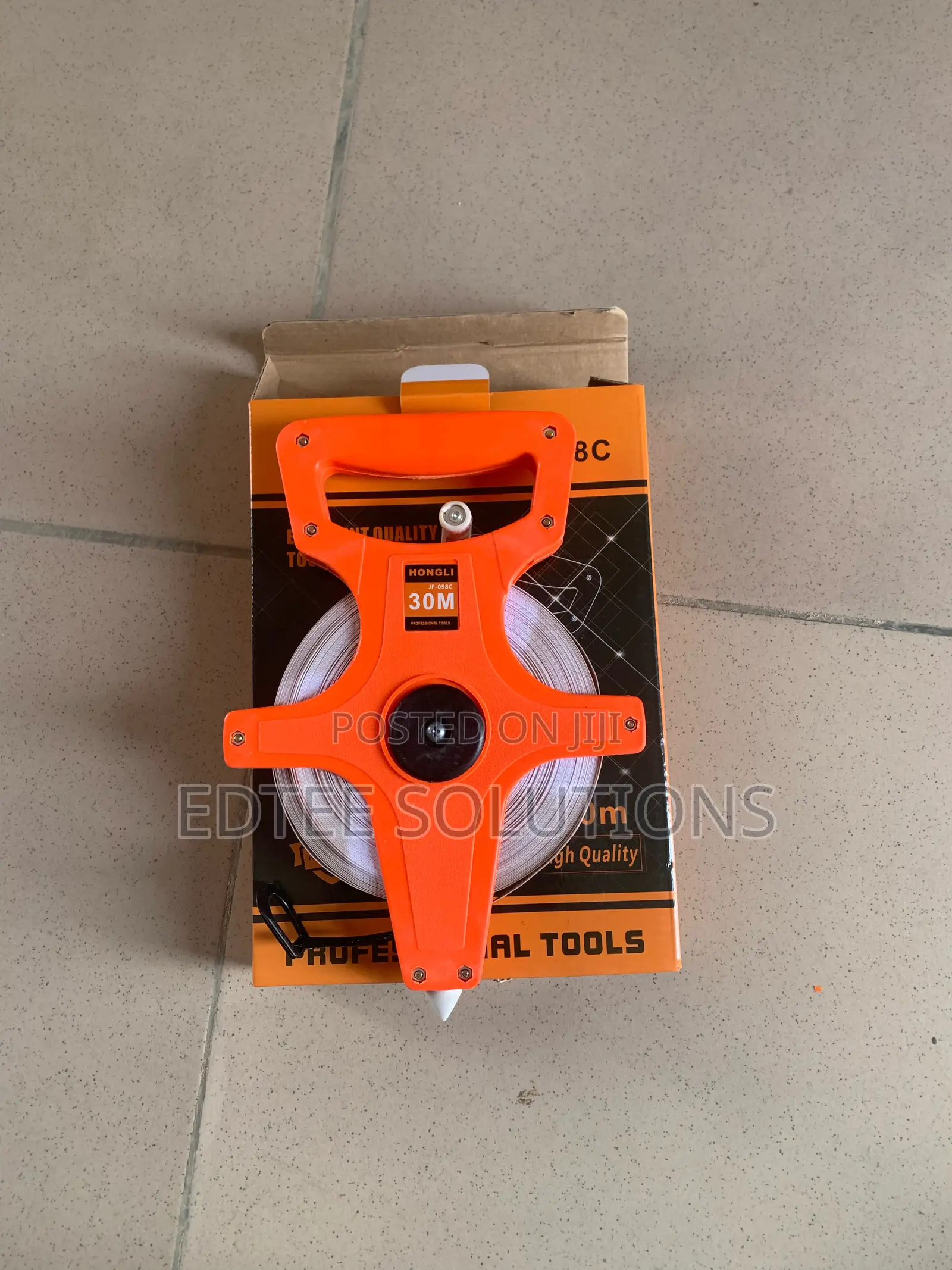 30m (100ft) High Quality Fiberglass Tape (Surveyor’S Tape)