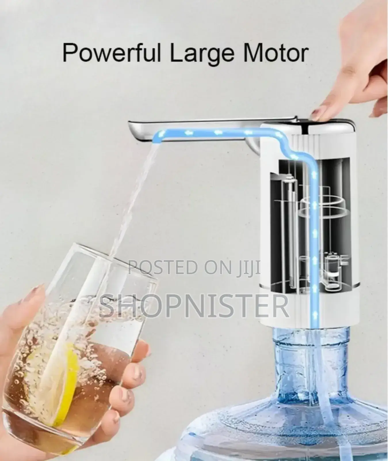 Water Dispenser Pump Black and White