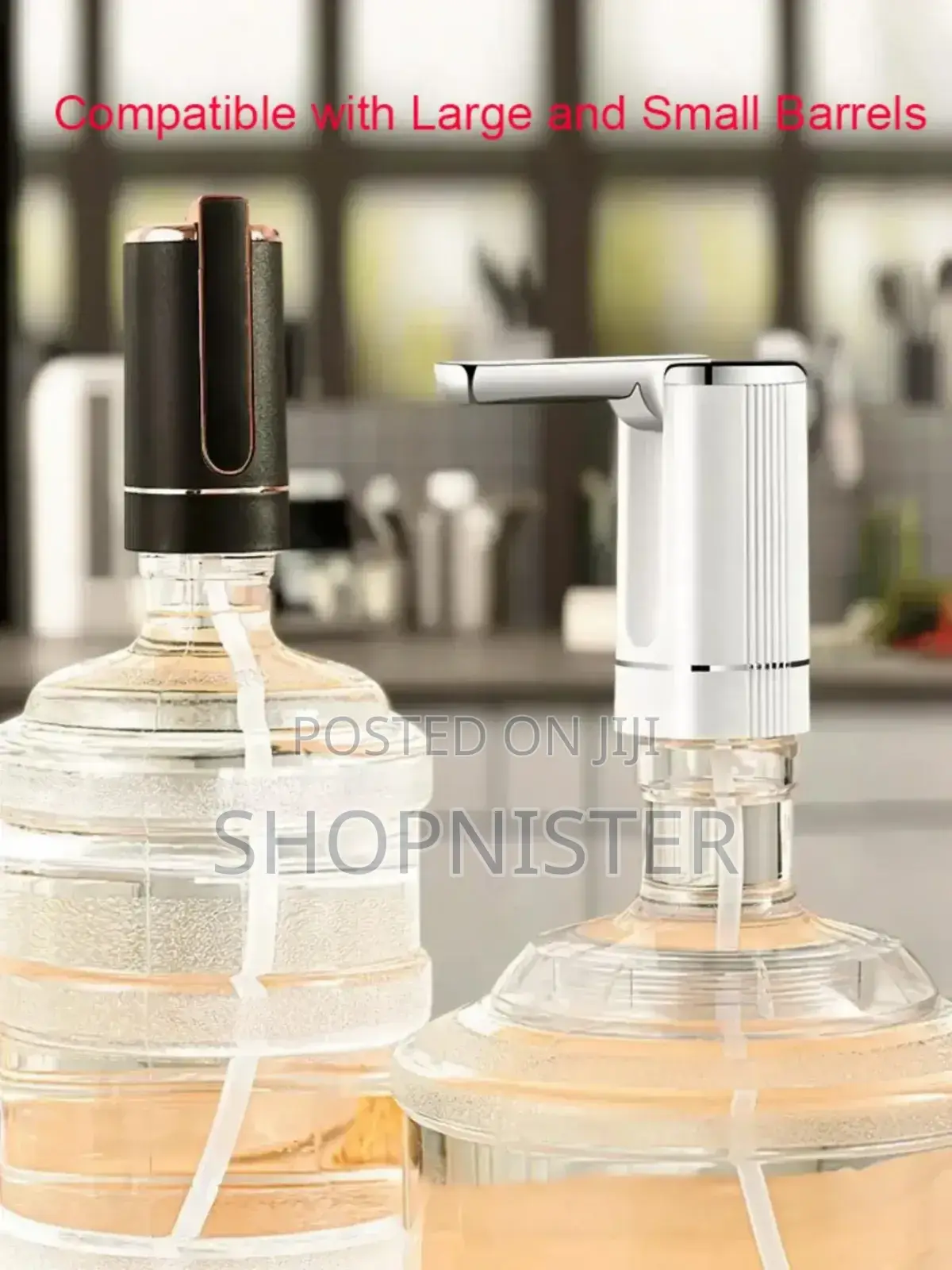 Water Dispenser Pump Black and White