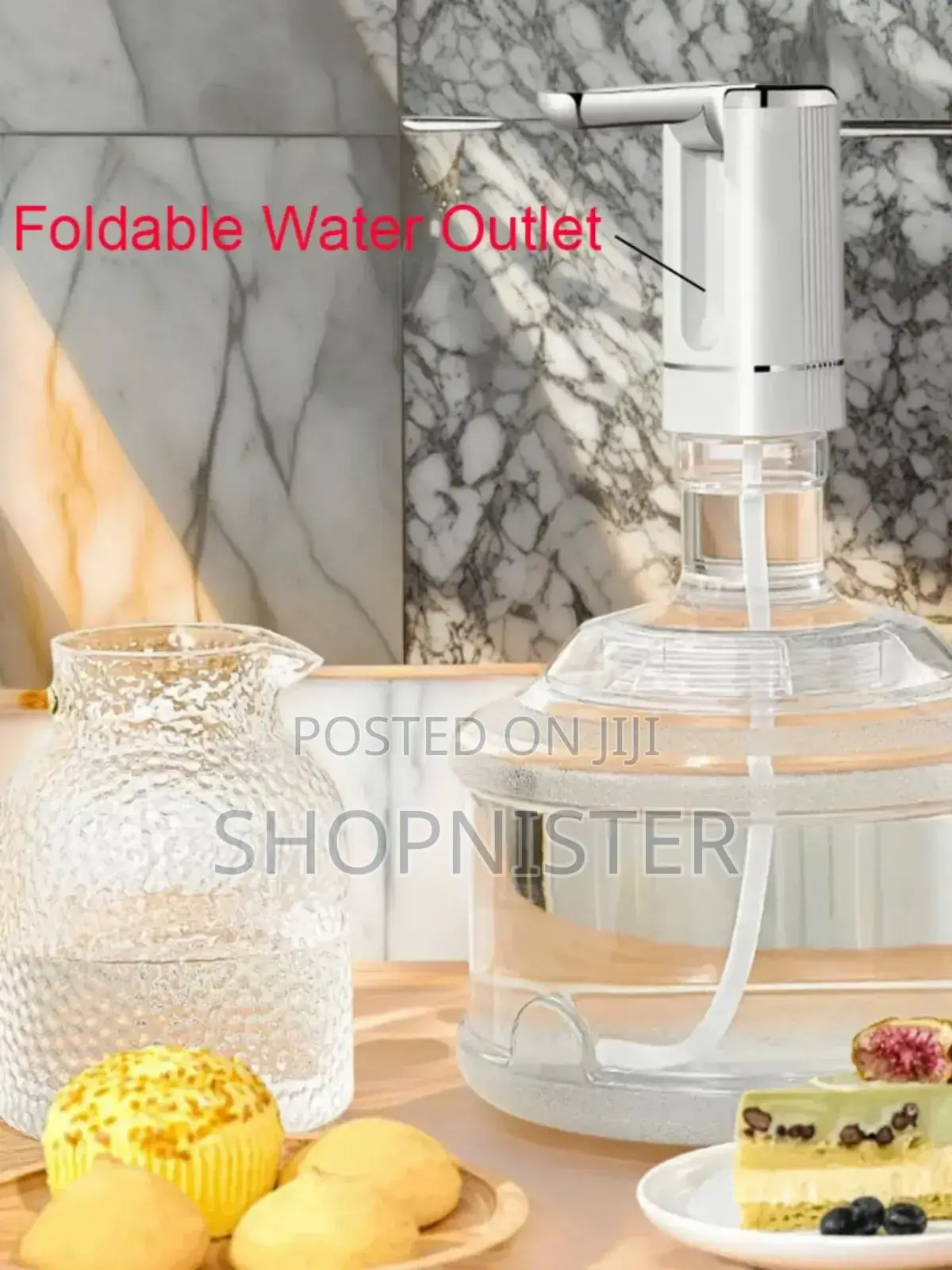 Water Dispenser Pump Black and White