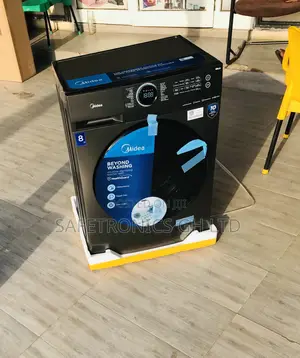 Elegant Dark Grey Front Load Fullauto Inverter 8kg Washer