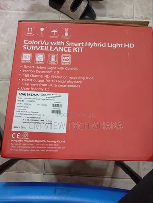 Hikvision 8chanel Colorvu Surveillance Kit 2mp
