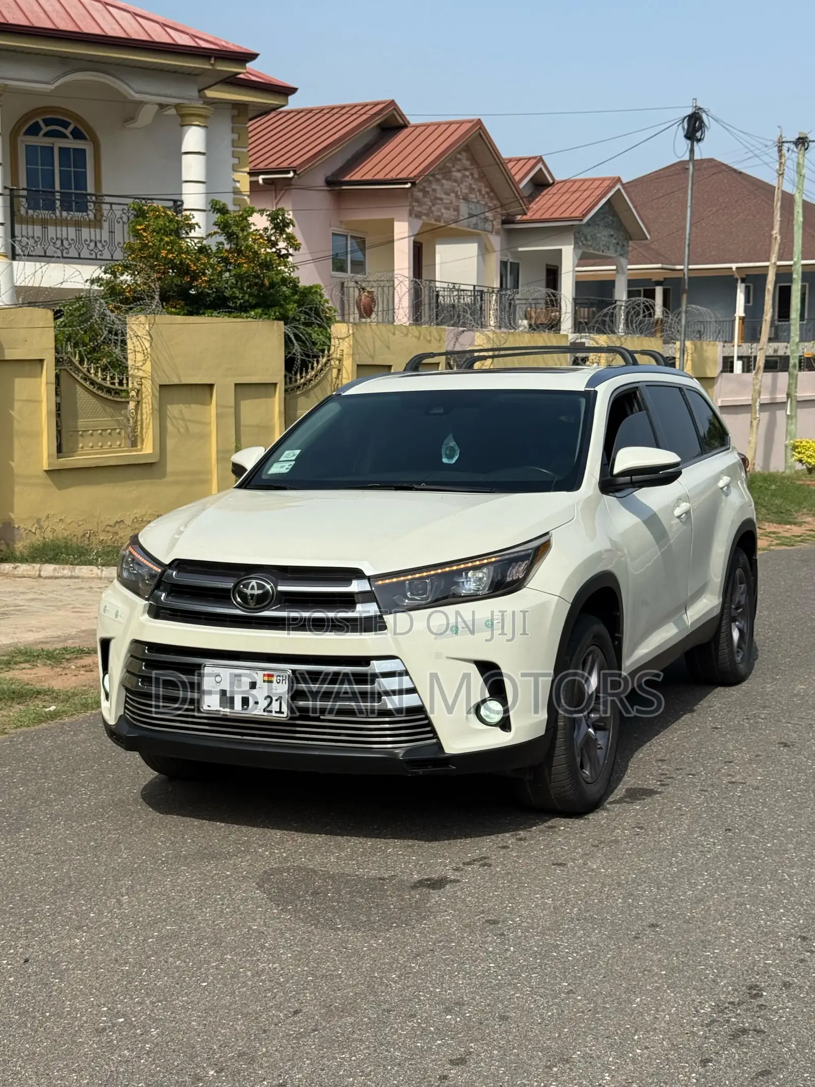 Toyota Highlander Limited 4x4 V6 (3.5L 6cyl 8A) 2017 White