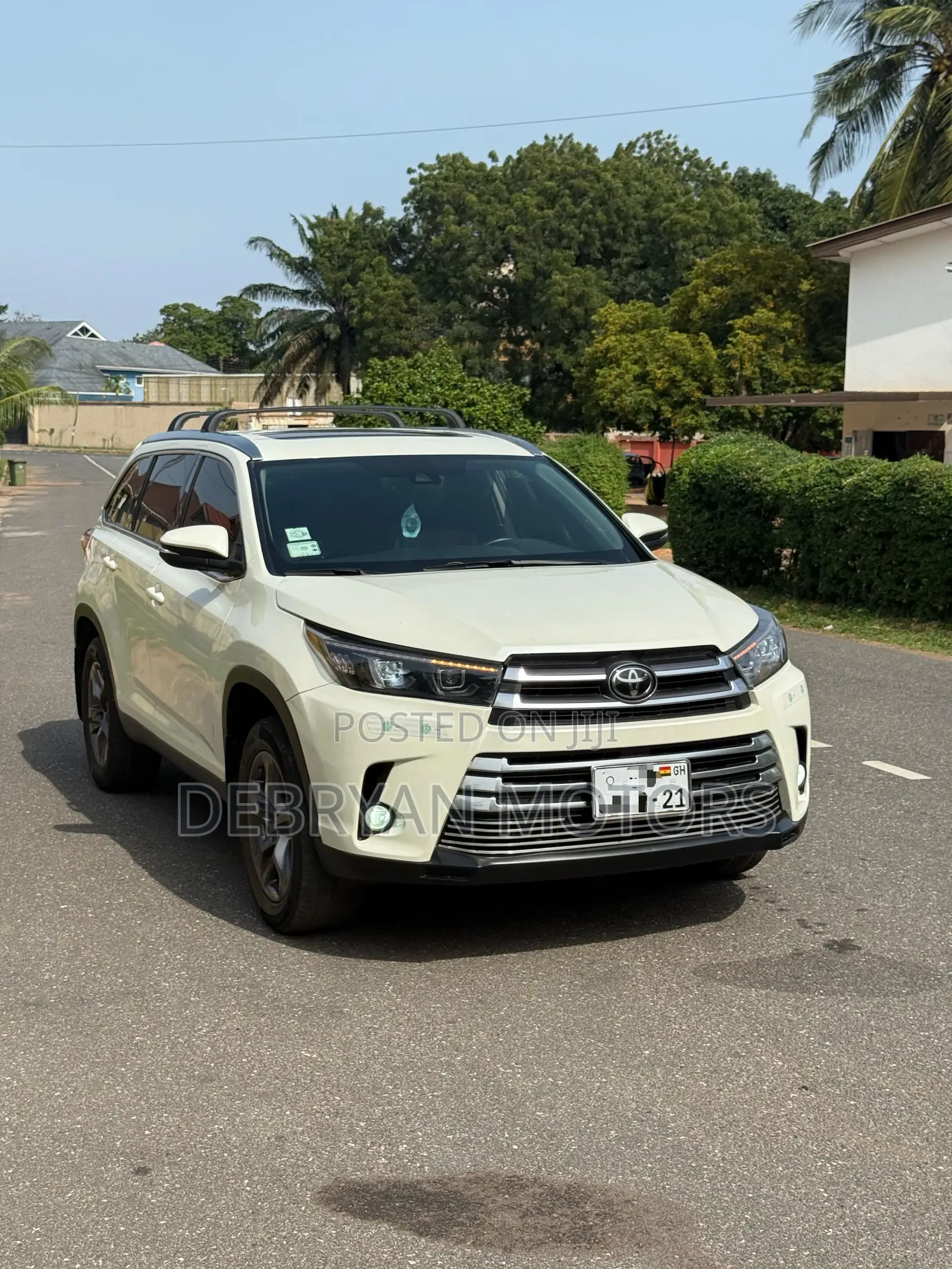 Toyota Highlander Limited 4x4 V6 (3.5L 6cyl 8A) 2017 White