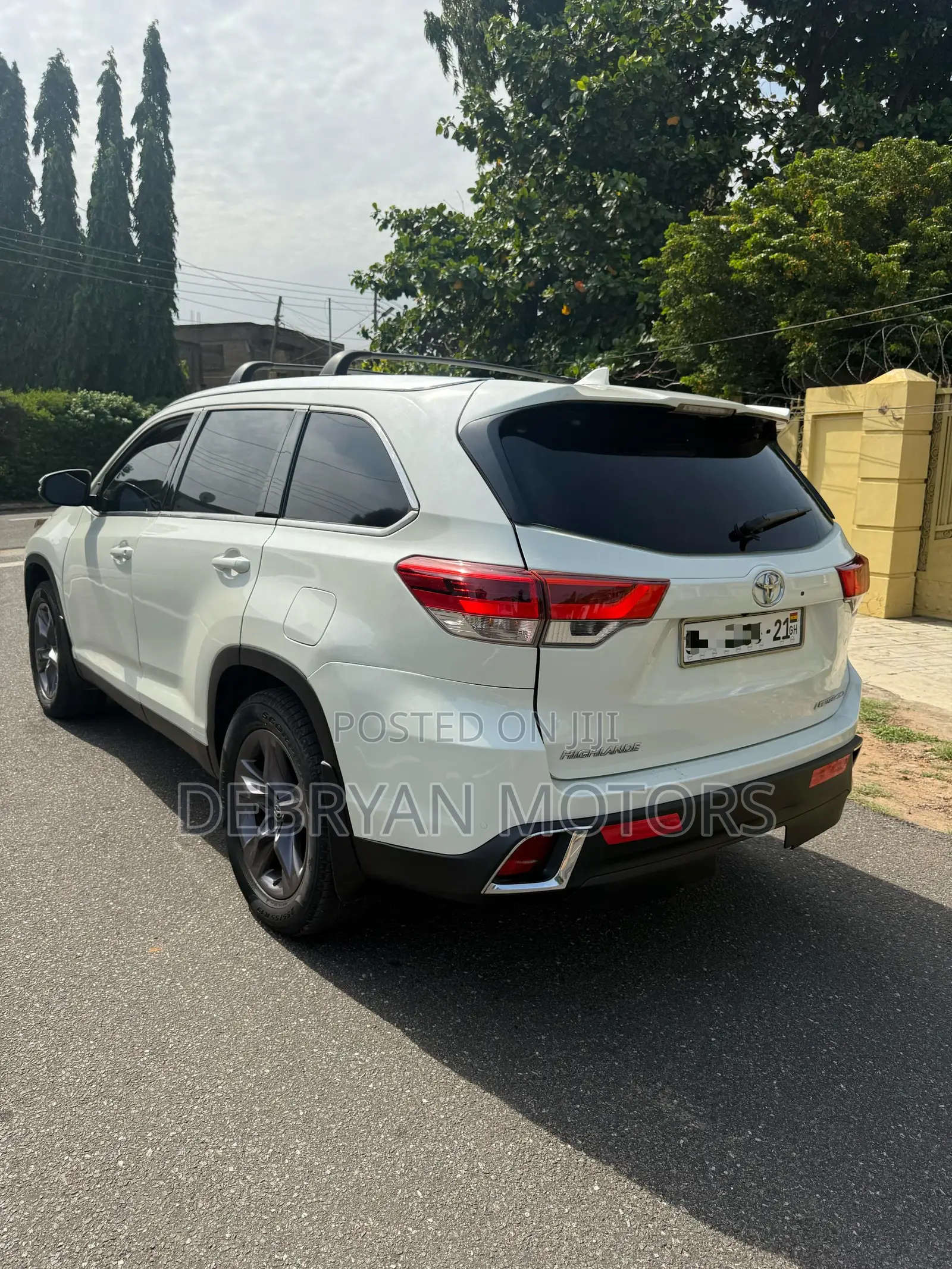 Toyota Highlander Limited 4x4 V6 (3.5L 6cyl 8A) 2017 White