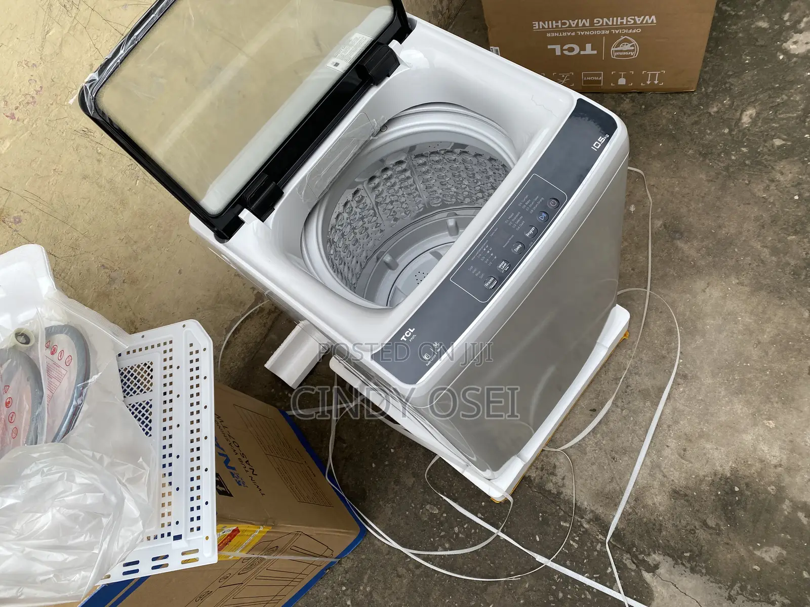 Accessible TCL 10.5kg Topload Washingmachine Fully Auto