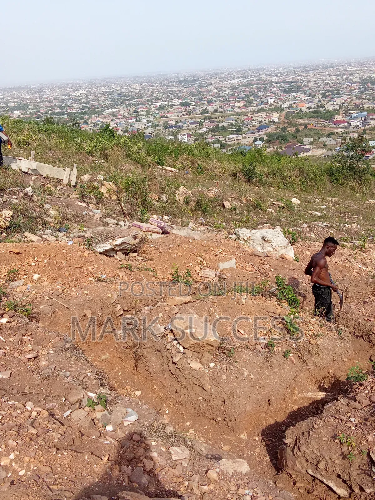 Two Plots of Mountain View Land Selling at Abokobi