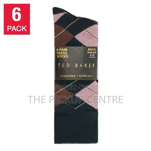 Ted Baker Men Dress Sock, 6-Pair