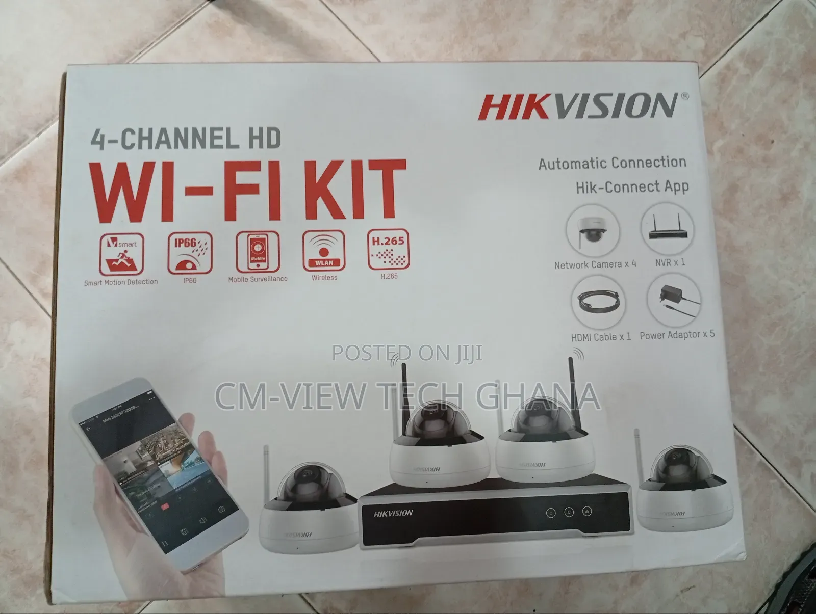 Hikvision 4chanel Wifi Kit Indoor Camera