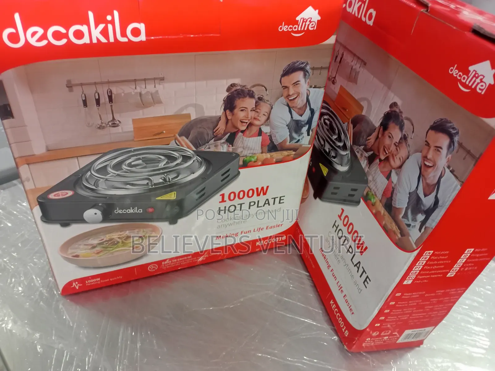 Decakila Safe Appliance Hot Plate Decakila Hot Plate 1000w