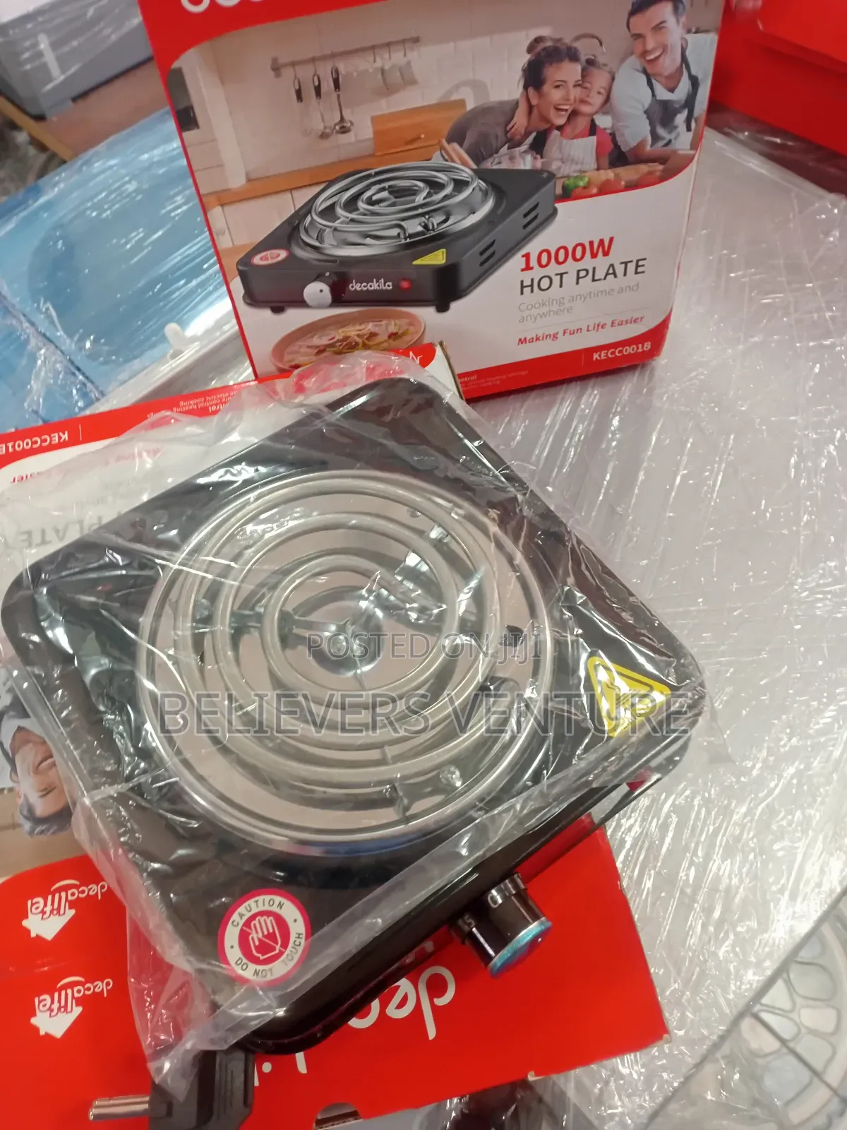 Decakila Stainless Steel Coil Hot Plate Decakila Hot Plate