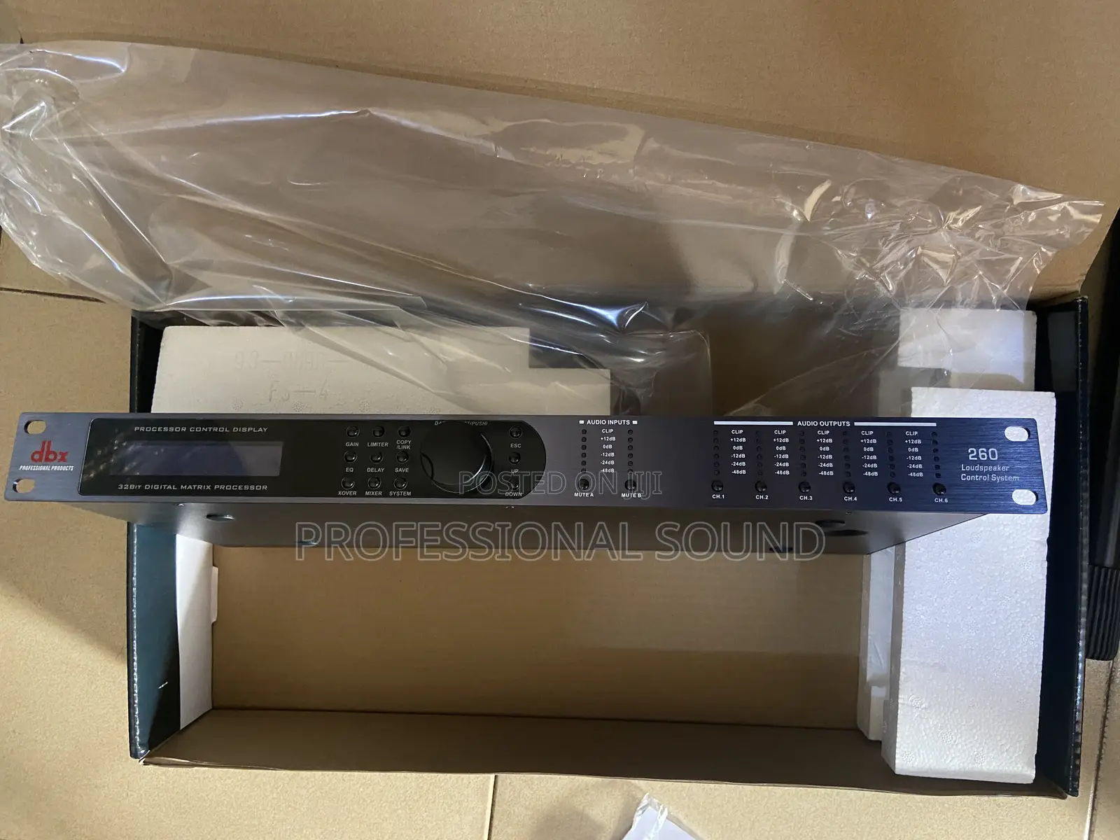 DBX Driverack 260 Loudspeaker Management System