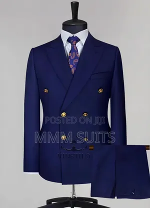2-Piece Double-Breasted Vinstillo Turkish Men Suit