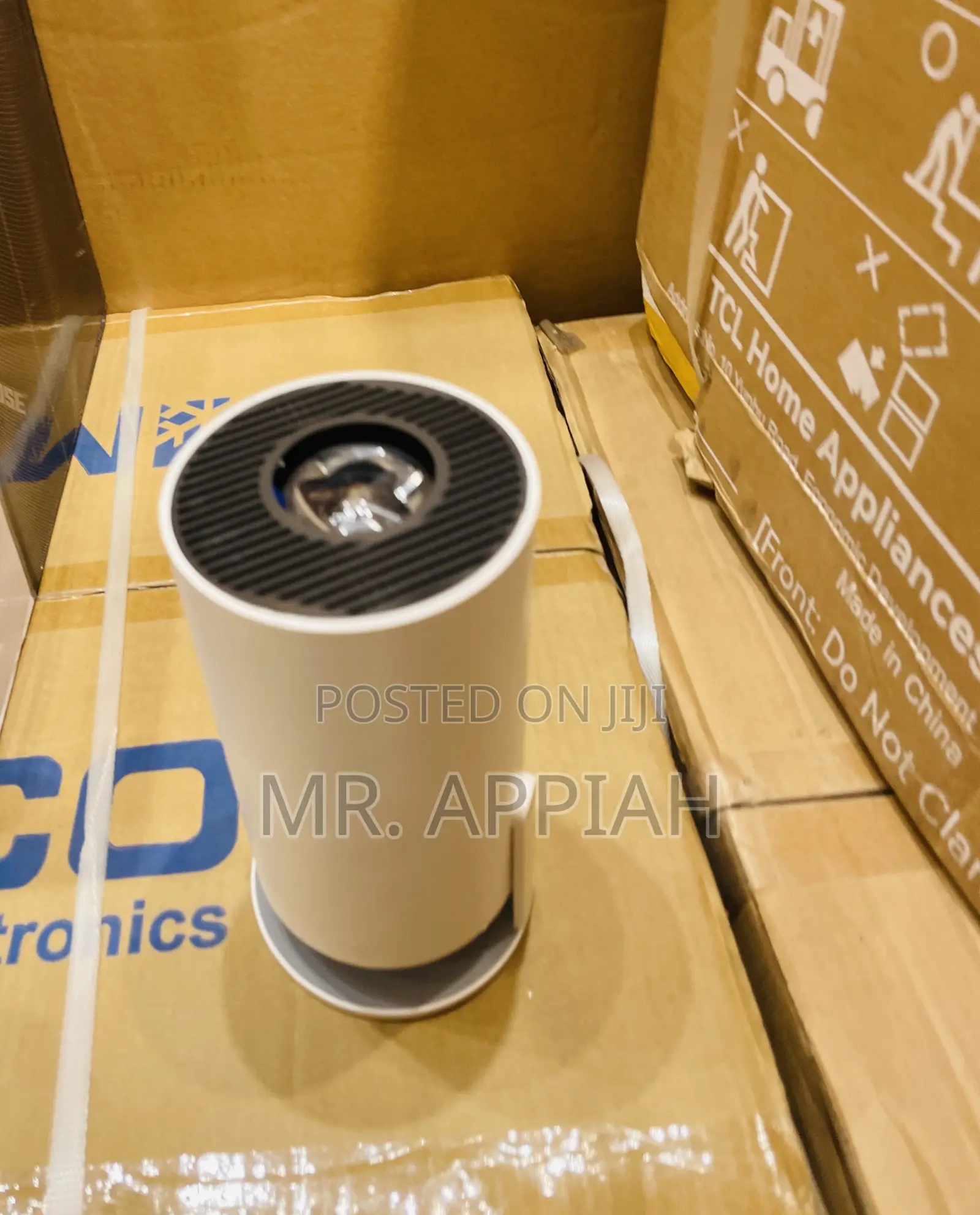 Classic Dual Wifi Electric Projector(White) 