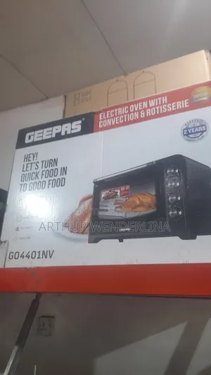 Geepas Electric Oven 60l 2200w Black